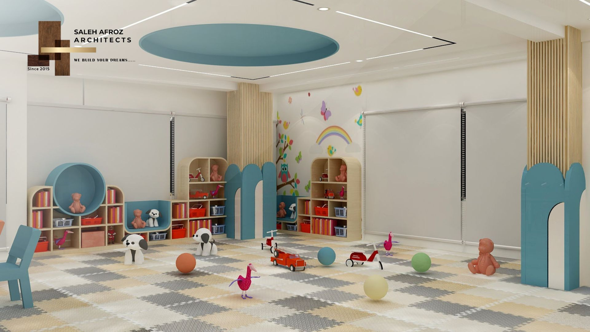 Safe & Creative Child Care Interior Design Company in Uttara | Saleh Afroz Architects